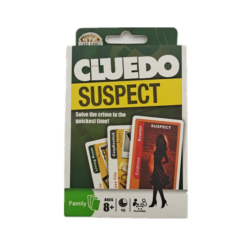 Funny Poker Cluedo Card Game Family Entertainment Party Portable Game Board
