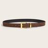 Womens Pu Fashion Leather Belt With Metallic Buckle For Casual And Wear Office