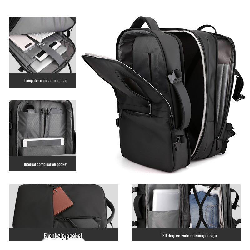 Stilvoller Unisex Business- & Reiserucksack - Wasserdicht, Großes Fassungsvermögen, Ideal für Laptops & Schule