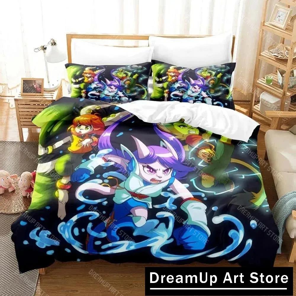 3D Printing Cartoon Game Freedom Planet Bedding Set Single Twin Full Queen King Size Bed Set Adult Kid Bedroom Duvet Cover Sets