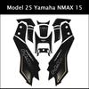 Suitable for 25 Types of Yamaha NMAX155 Fuel Tank Stickers, Body Protection Decals, Anti-scratch and Waterproof Modification Accessories