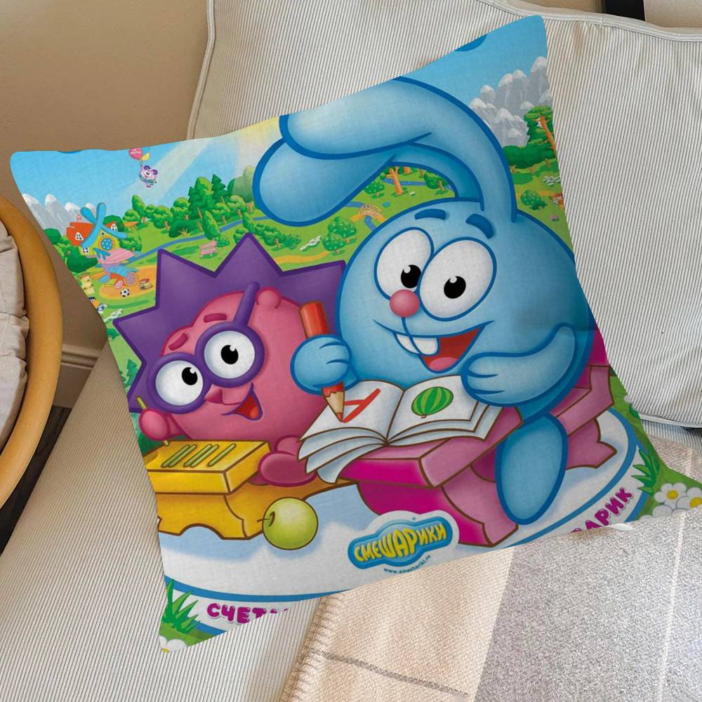 Anime Smeshariki carino Cuscino Copricuscino Federa Soggiorno Divano Arredamento Casa Personalizzato