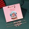 DIY Beaded Bracelet Advent Calendar: Rose Gold Jewelry for Christmas, New Year, Valentine's Day Gifts