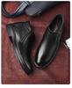 Men's High-Top Chelsea Ankle Boots - Slip-On, Leather, Casual Winter Workwear.