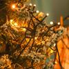 Outdoor LED Solar Starry Sky String Lights for Garden, Courtyard, and Street Decor - Colorful Flashing Lights