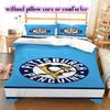 Ice Hockey Logo Pattern Bedding Quilt Set Quilt Cover Pillowcase Home Decoration Birthday Gift (1*duvet Cover+ 2*pillowcase, Without Core)
