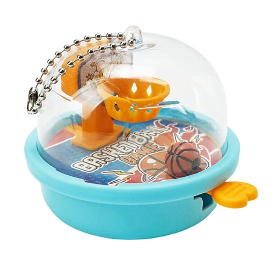 Mini Finger Basketball Shoot Game Handheld Desktop Basketball Hoop Game Machine Push Basketball Launching Toy Toddlers Party Favors