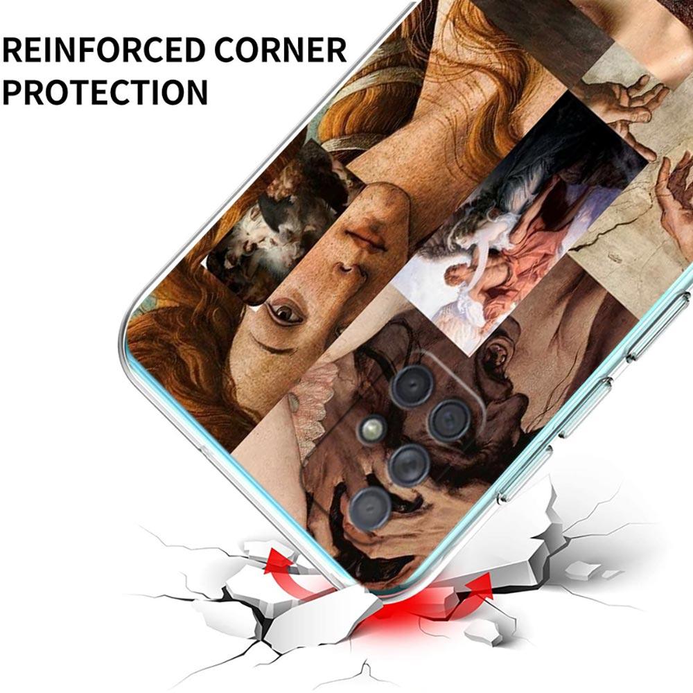 Renaissance art Painting Phone Case For Samsung A51 A71 A21S A12 A11 A31 A41 A01 A03S A22 A13 A33 A73 A53 A52 A32 5G A23 Cover