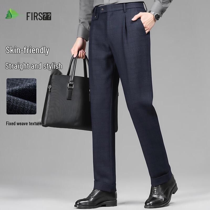 

Shanshan Men s Straight-Leg Business Casual Pants 38
