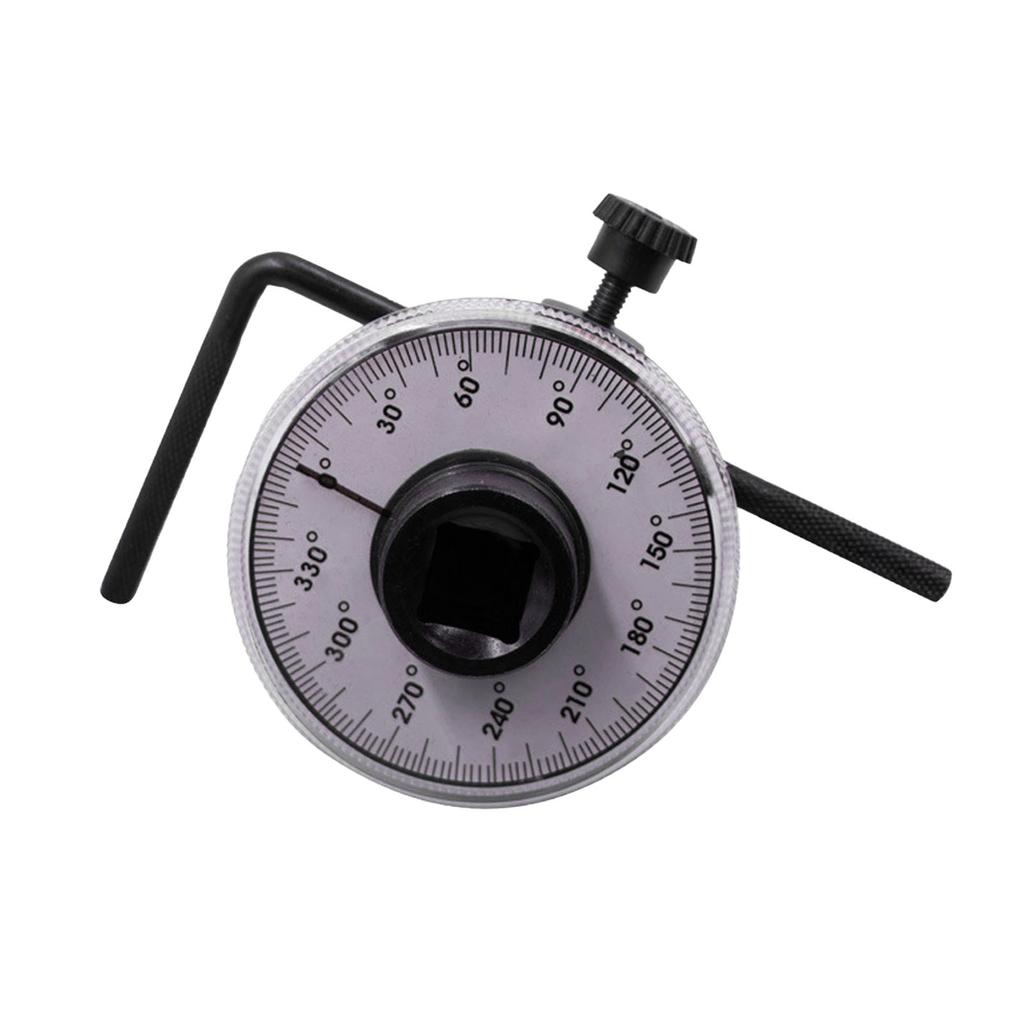 Torque Angle Gauge 1 2in 360 Degrees  Precision Angular Tightening Clear Scale Adjustable Angle Measuring Tool