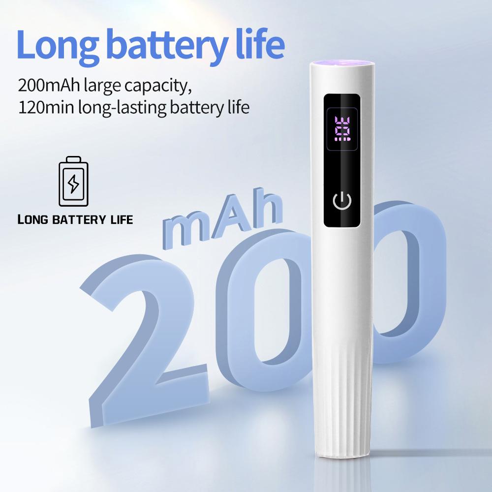 Nail UV LED Touch Lamp Dryer Portable Rechargeable Flashlight UV Light for Drying Nails Gel Polish Lamps Machine Pin Cure Tools