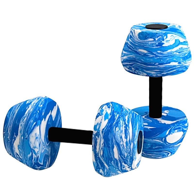 Camouflage Water Dumbbells for Kids and Beginners - EVA Fitness and Swimming Practice Weights
