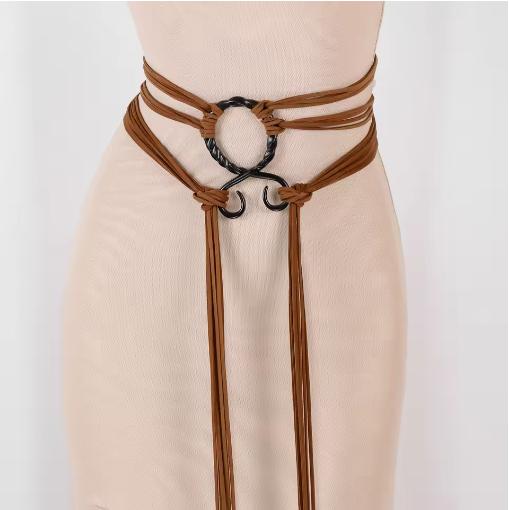 Women S Belt with Tassel - Viking Renaissance Costume Accessory, Adjustable Waist Tie for Renaissance Fairs