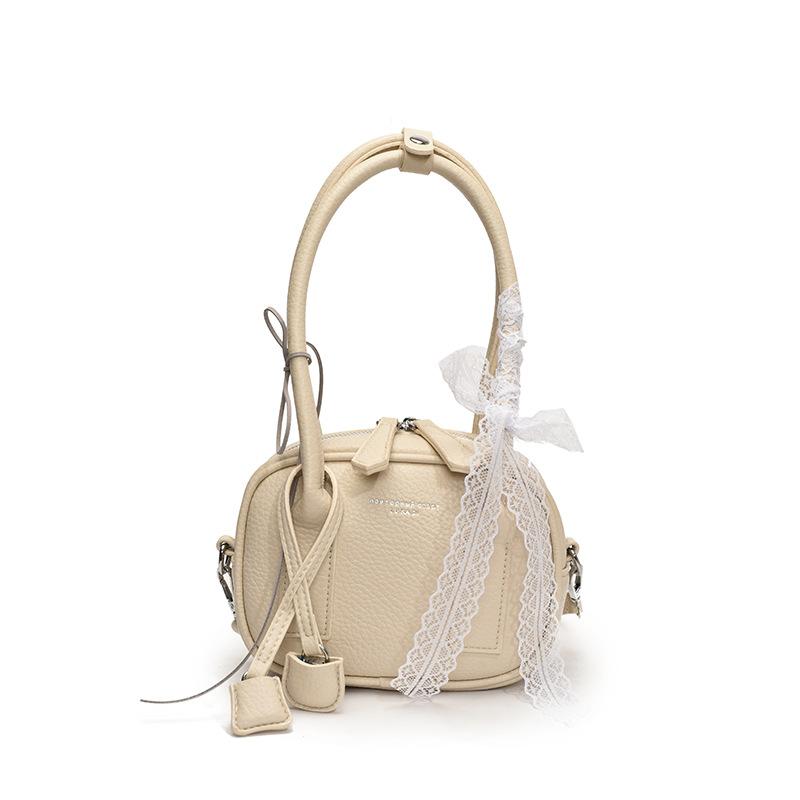 This Year's Popular Simple Lychee Pattern Texture Underarm Small Bag Female Korean Versatile Niche Design Commuter Messenger Bag