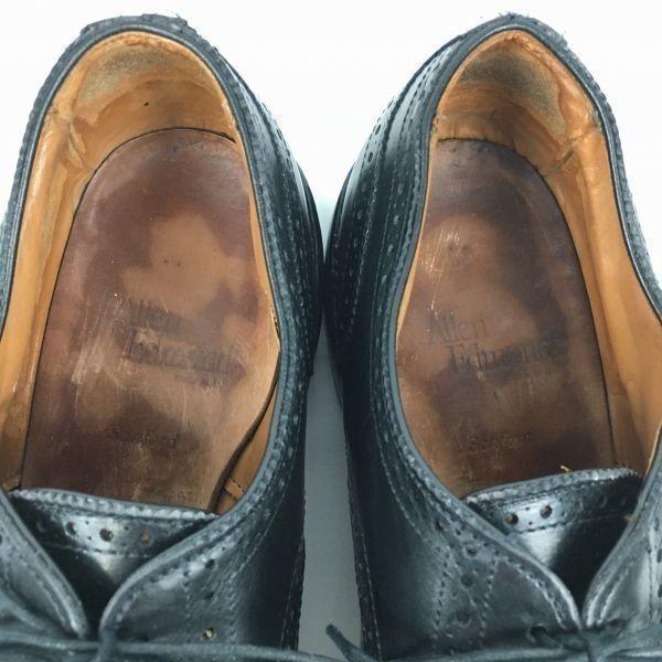 Allen Edmonds Sanford Vintage Cap Toe Shoes Black Size 9.5D 27.027.5 Men’s(USED)