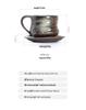 Handmade Retro Ceramic Coffee Cup and Saucer Set - Creative, Simple Design