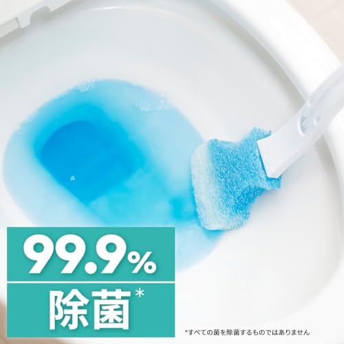 3M Toilet Cleaning Toilet Brush Disinfecting/Stain Resistant EX Disposable Sponge with Detergent 18 Replacements Scotch Brite T-557-18RF EX Deep Clean