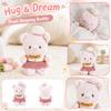 Plush Pig Doll Soft Stuffed Animal Toy with Chef Outfit Cartoon Design Cuddly Companion Pillow for Kids and Toddlers