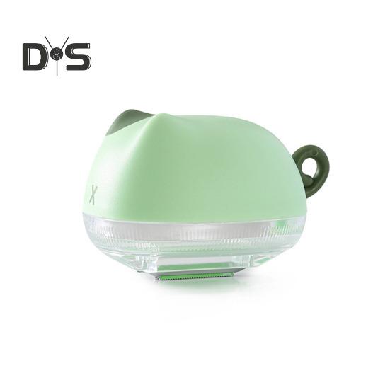 

Овочечистка з нержавіючої сталі з контейнером Багатофункціональний різак для фруктів і овочів Гострі леза Кухонний інструмент для дому зелений