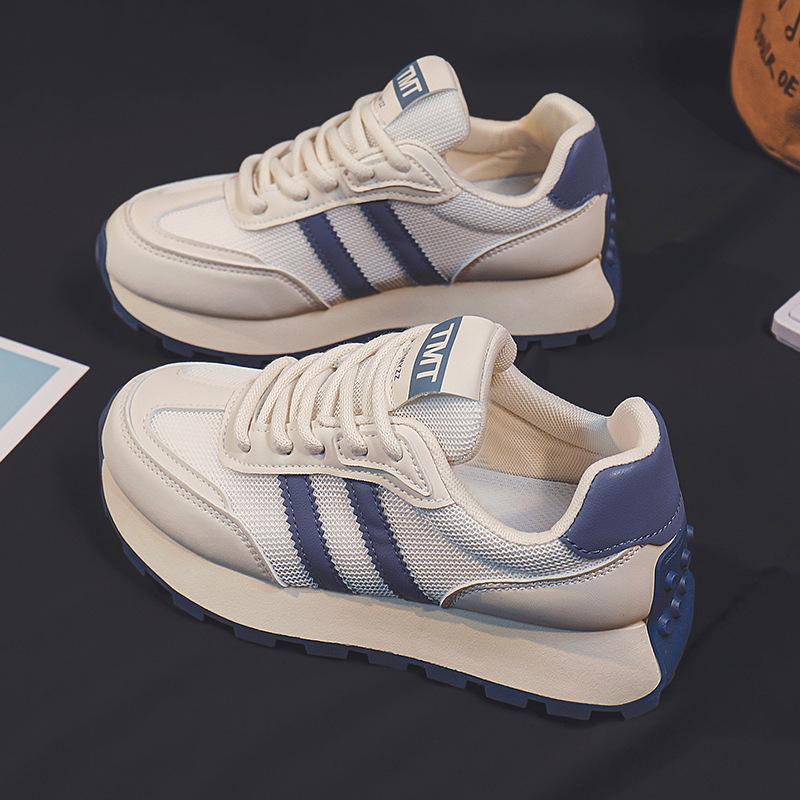 Thick-Soled Women's Mesh Waffle Sneakers - Spring & Summer Casual Sports Shoes FD-6688-1