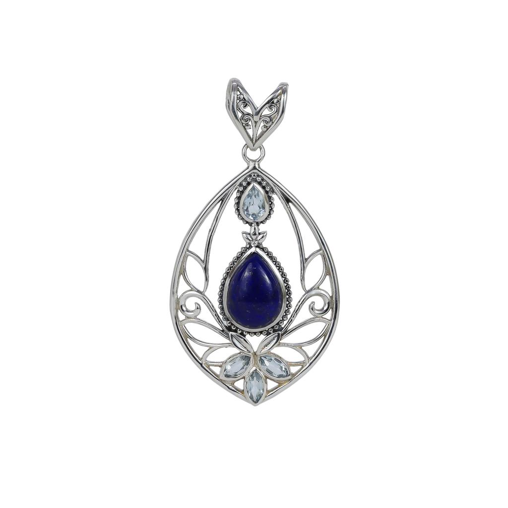 Rare Amethyst 925 Sterling Silver Pendant: Gemstone Jewelry