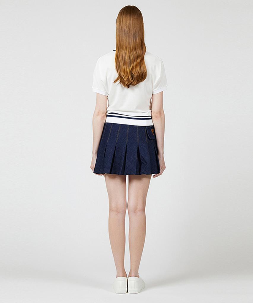 AVEN Raglan Relaxed Fit Polo Shirt White