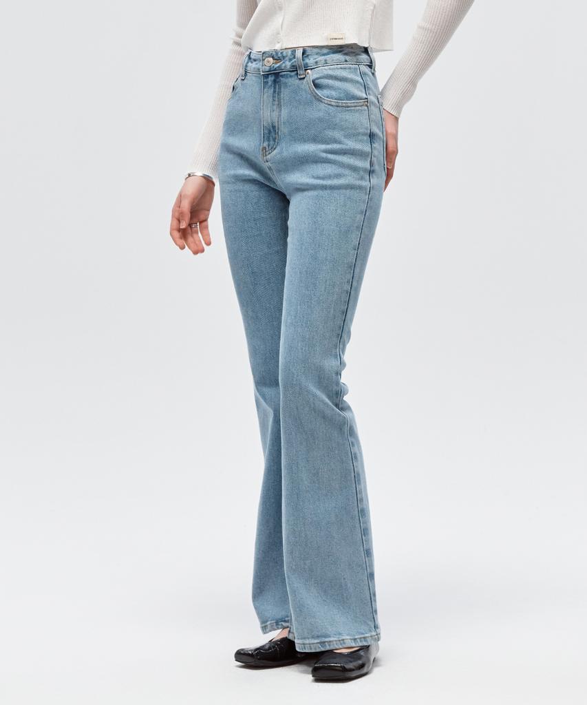 CITYBREEZE Flare Denim Pants_Light Blue