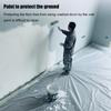 11/17M Disposable Dustproof Film Self-Adhesive Cabinets Furniture Dust Protection Films Plastic Home Wall Painting Dust Covers