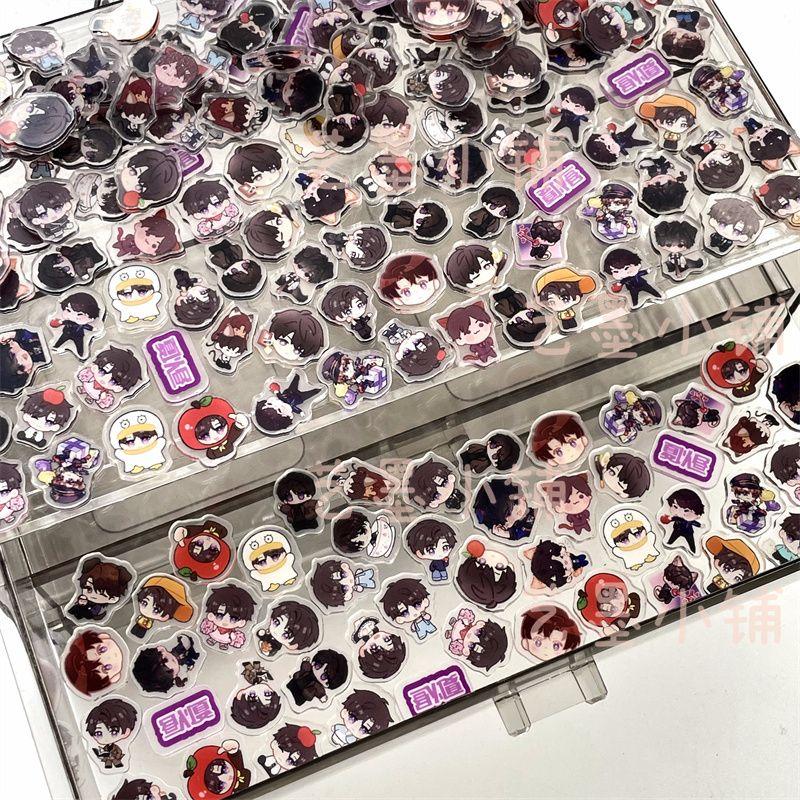 1/2/4CM Love and Deepspace 99-200Pcs Acrylic Sheet Sylus Rafayel Zayne Xavier Caleb Coin Wish Scroll Anime Distribution Fan Gift