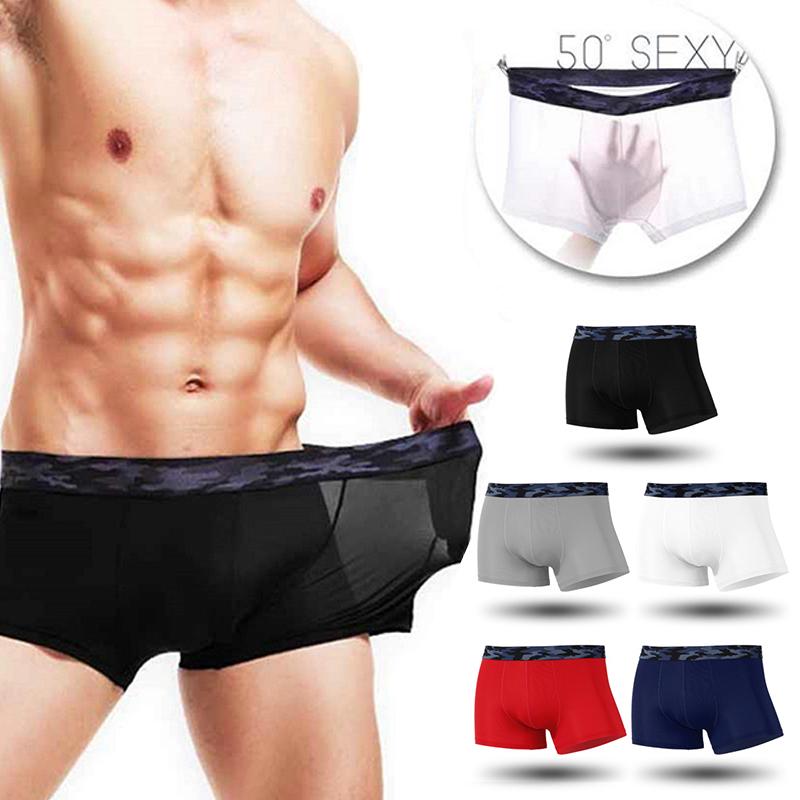 

Хорошие сексуальные дышащие сухие трусы мужские трусы Quick Ice Silk шорты боксеры