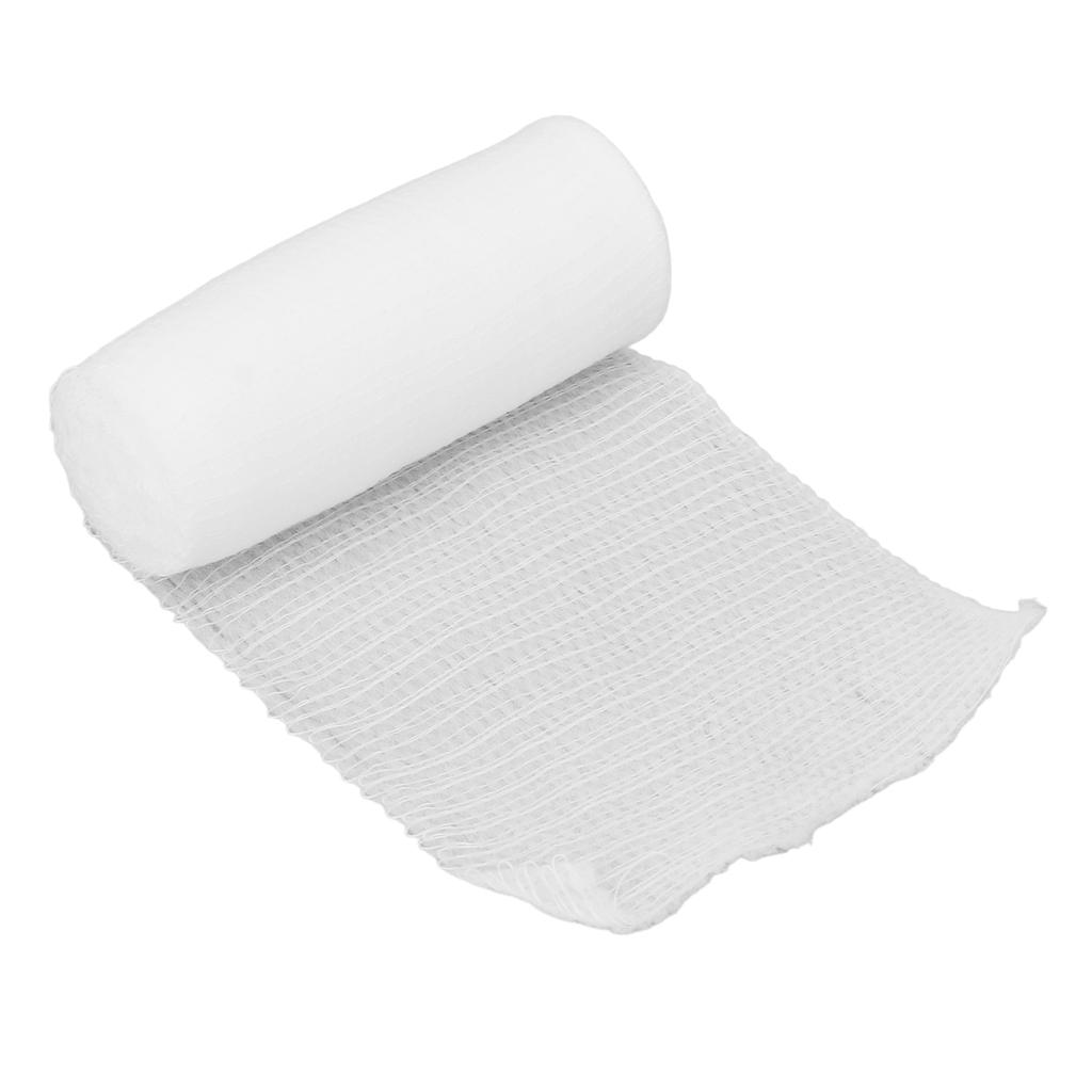 20pcs Gauze Bandage Roll Soft Breathable Stretchy Wound Care Instant Absorption Gauze Wrap 7.5x450cm
