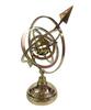 Brass Armillary Sphere Globe with Arrow, Nautical Maritime Astrolabe Globe, Home & Office Table Decor