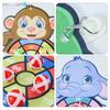 Animal Dart Board for Kids with Sticky Balls Indoor Outdoor Sport Multi Player Party Game.Cartoon Animal Dart Board Toys