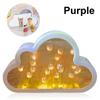Beautiful Color Ins Night Light Cloud Shape Desktop Decorative Lights Push Button Tulip Flower Sea Lantern Lighting Durable