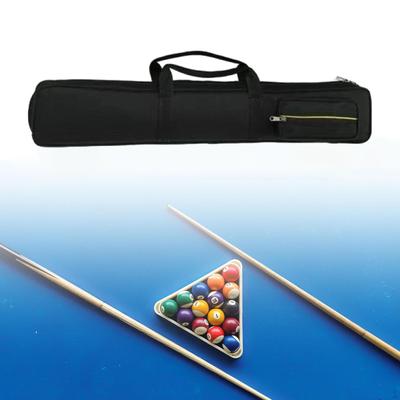 8 Holes Pool Cue Case Billiard Rod Storage Bag with External Pocket Equipment Carrier Pouch