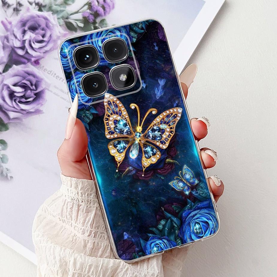 For Xiaomi Mi 14T Pro Case Cute Cat Fashion Painted Cover Soft Silicone Phone Case For Xiaomi 14T Pro Mi14T 5G Back Cover Bumper