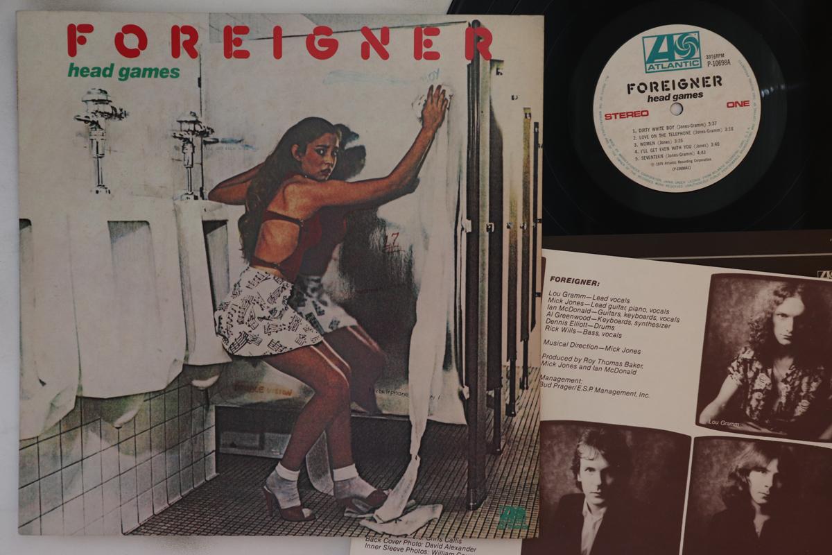 

LP Record FOREIGNER Head Games P10698A ATLANTIC 1979 Japan Rock Used