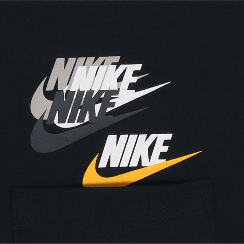 Nike Men's Casual Breathable Crew Neck Logo T-Shirt In Black