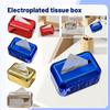 Tissue Box Living Room Desktop Napkin Box Creative Storage Coffee Table High-end Paper Box Ornaments