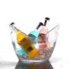 Transparent PC Plastic Ingot Ice Bucket