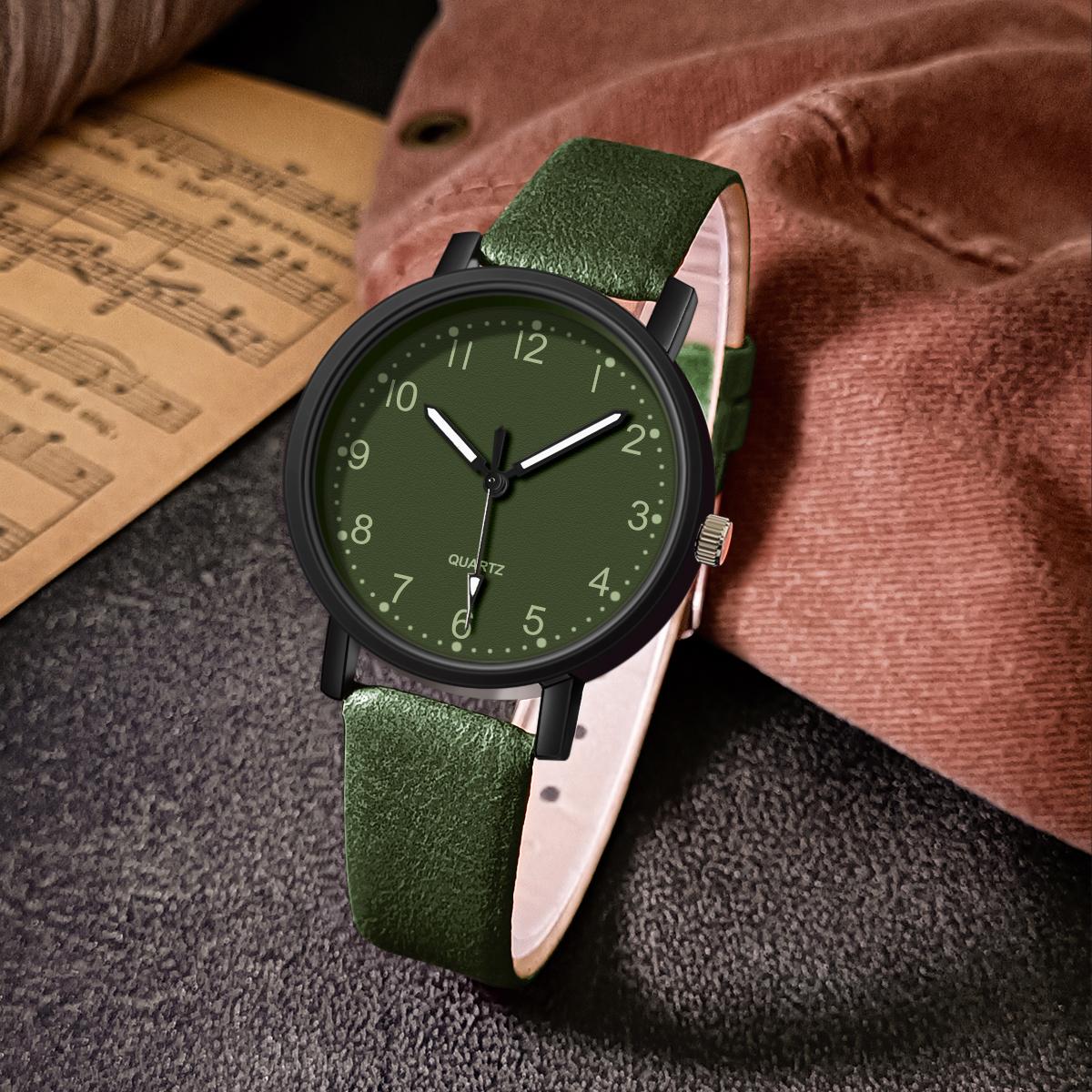 

Винтажные часы для женщин Повседневные часы с кожаным ремешком Кварцевые часы Женские часы Подарок на фестиваль Reloj Mujer Montre Femmes