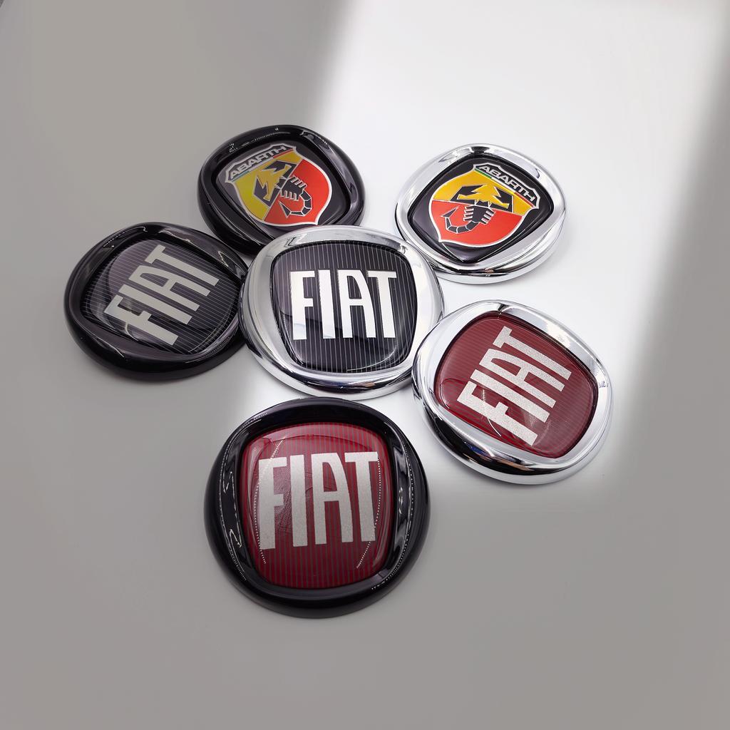 Car emblem 85mm 8.5cm Car Front Hood Emblem badge Rear Trunk Emblem Badge Front Hood Rear Emblem for fiat 500 Abarth