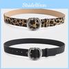 Trendy Leopard Style Pu Belt For Women With Adjustable Size For Fashionforward Outfits