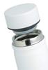 Living Water Bottle 200ml Direct Drinking Screw Stopper Stainless Steel Bottle White CLAP MINI