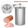 Pressa per Prosciutto in Acciaio Inossidabile, Stampo per Cottura Carne, Strumento da Cucina per Salumi da Pranzo, Salsicce Casalinghe Salutari