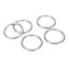 5Pcs 304 Grade Stainless Steel Round O Rings Multi Purpose Seamless Welding O Ring for Yoga Rings Hammock Sailing