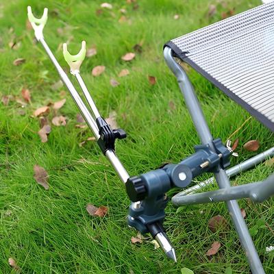 1pc Multi-functional Fishing Box Buckle Connector Universal Fishing Chair Mount Fishing Rod Holder 360 Degree Adjustable Mount S