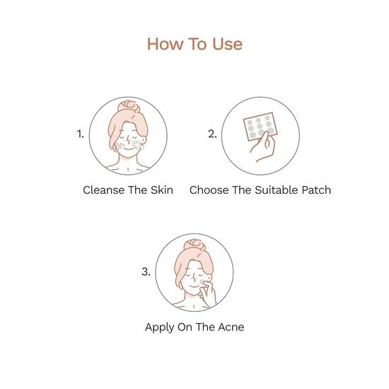 FURR by Pee Safe Akne-Pflaster gegen Pickel | 12 Hydrokolloid-Pflaster zur Linderung von Akne – 3 Größen | Hergestellt mit ayurvedischen Inhaltsstoffen