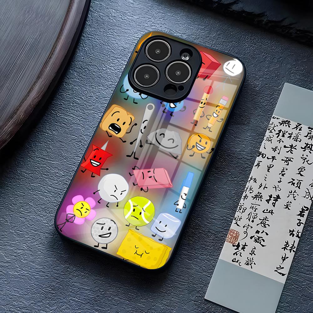 B-Battle For Dream Island Phone Case For IPhone 17 Pro Max 15 Pro 14 12 11 13 Mini X XR XS 16 Plus SE Glass Cover