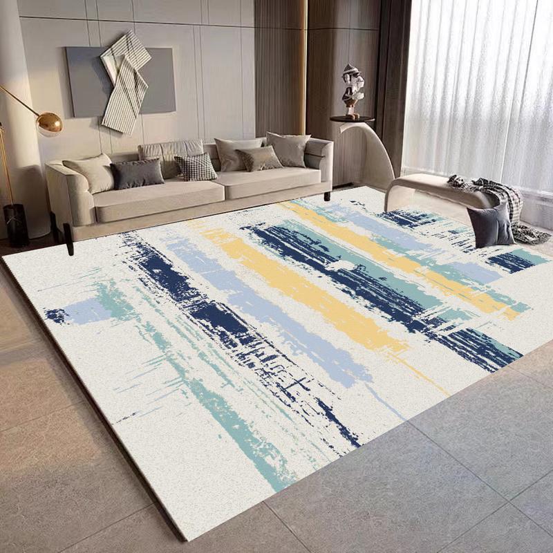 Cashmere Imitation Living Room Carpet Rectangular Crawling Coffee Table Floor Mat Large Area Sofa Rugs Home Decoration
